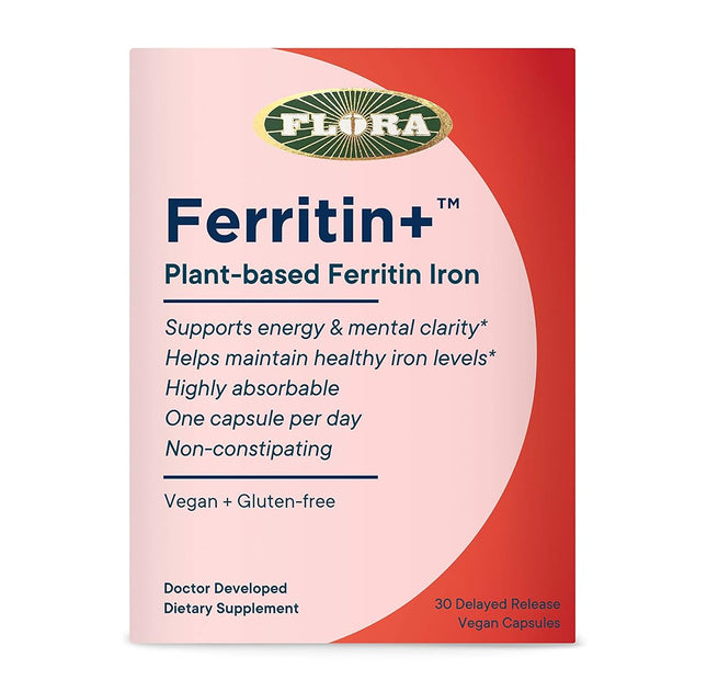 FloraHealth Ferritina + Hierro cápsulas vegetales