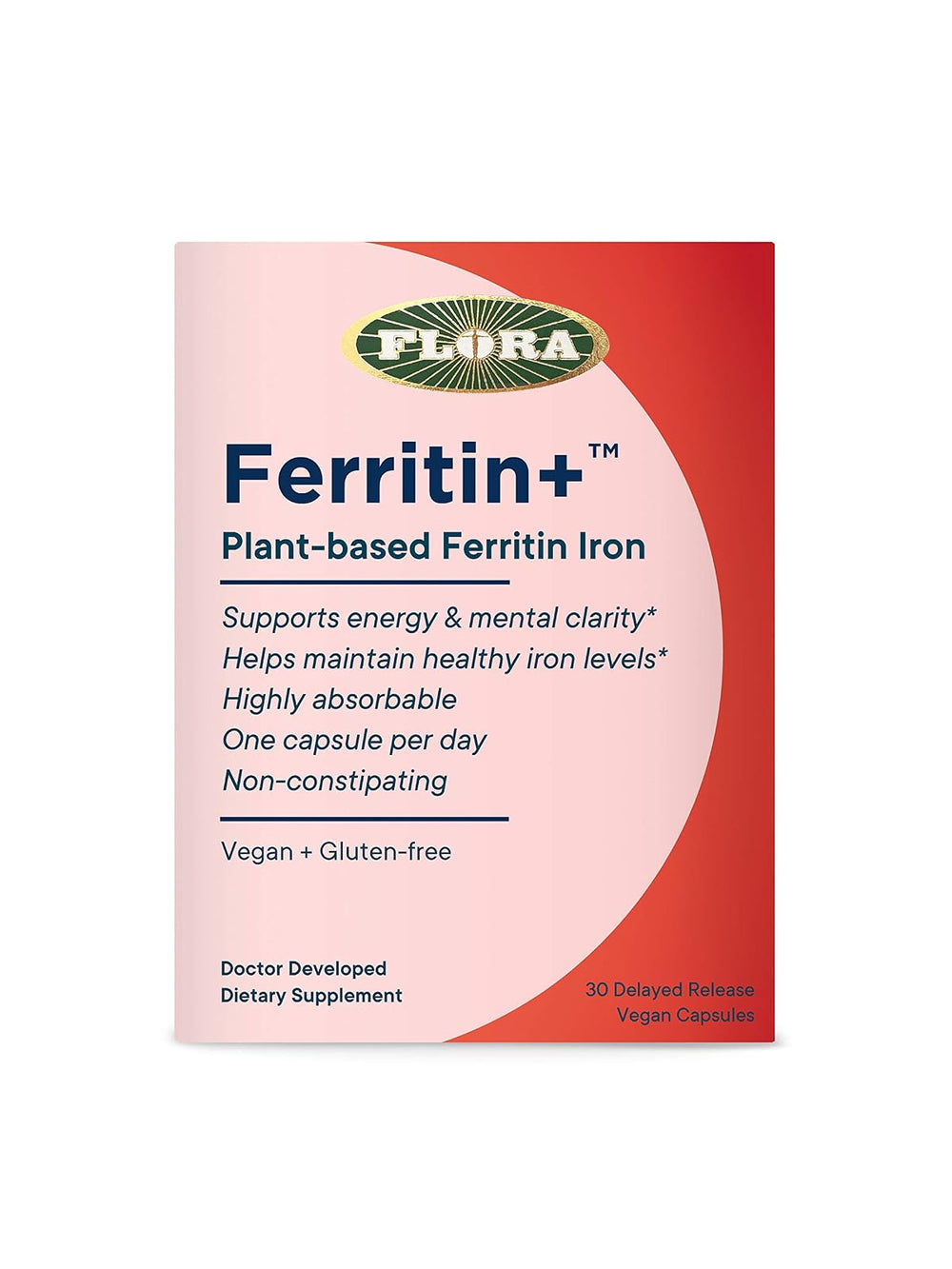 FloraHealth Ferritina + Hierro cápsulas vegetales