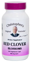 flores de trébol rojo cápsulas vegetales