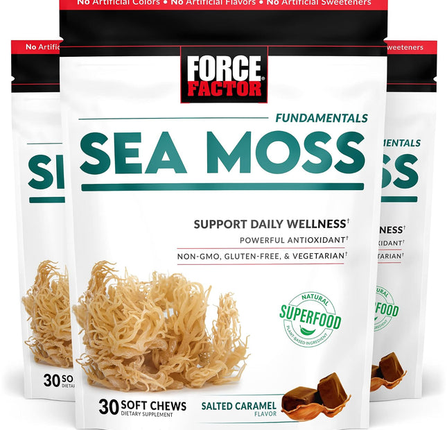 Force Factor musgo marino masticables