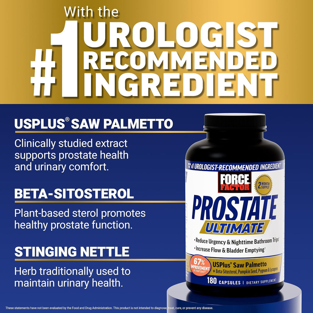 Force Factor Prostate Ultimate - 60 Cápsulas - imagen del producto 5