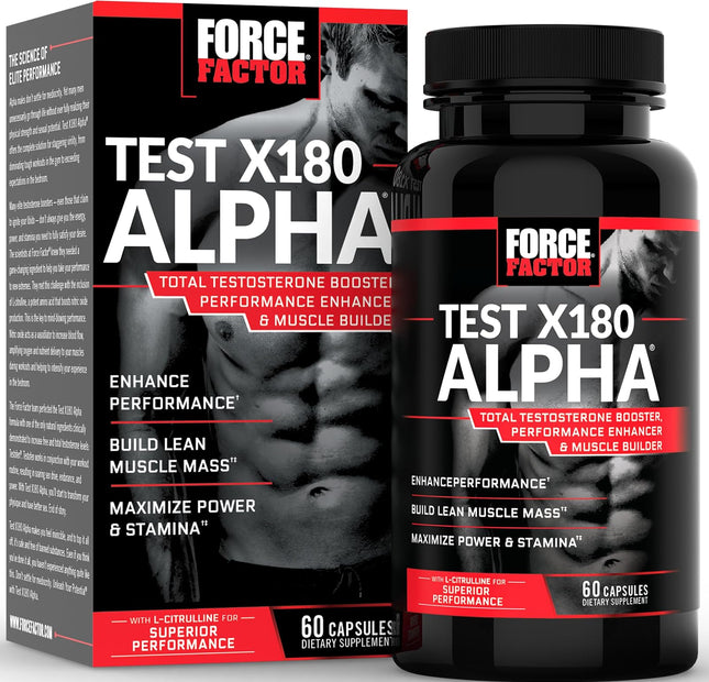 Force Factor Test X180 Alpha 60 cápsulas