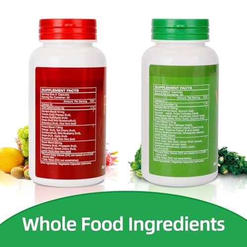 fórmula con 16 frutas y verduras