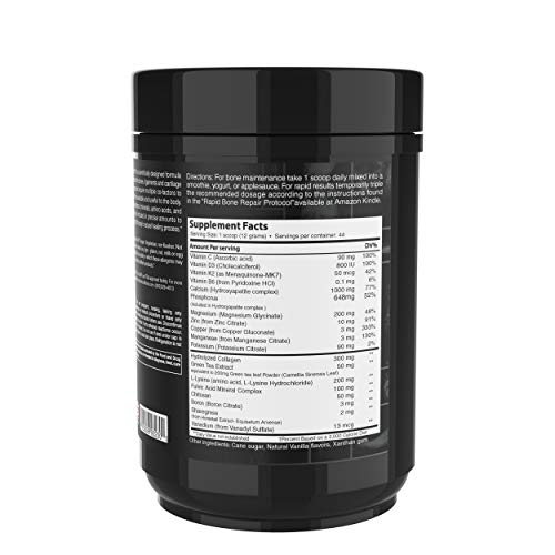 fórmula para sanación de fracturas