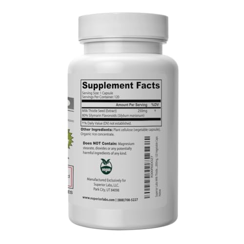 Fórmula potente con 80% silymarina