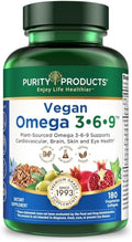Fórmula vegana Omega 3 6 9