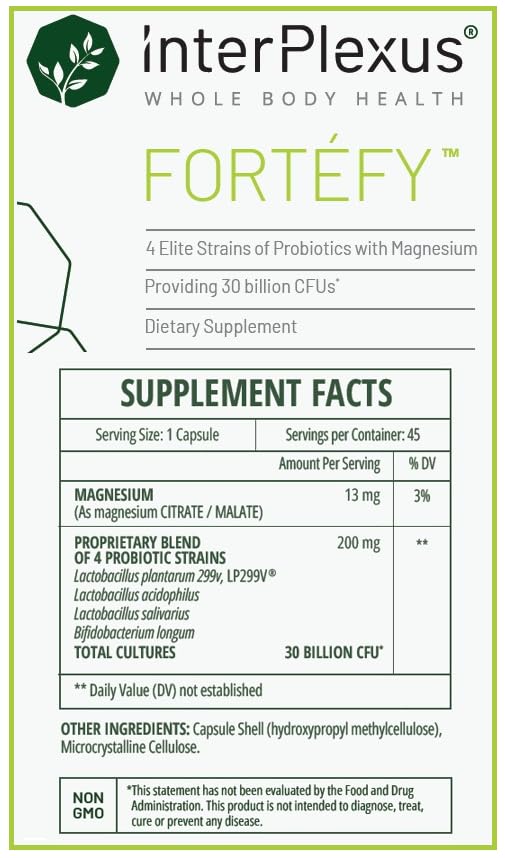 Fortéfy 4 cepas elite de probióticos