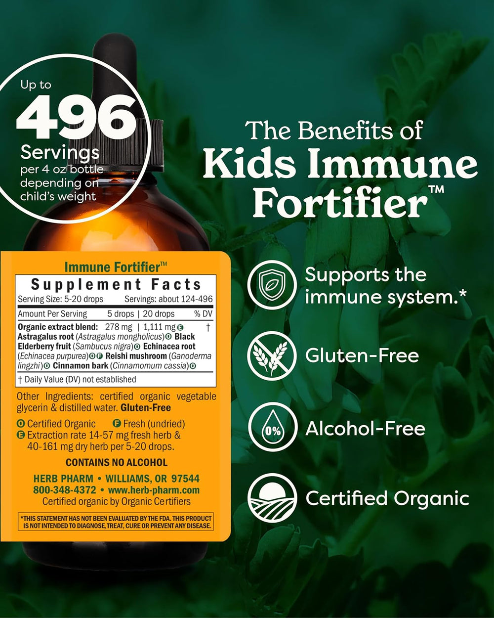 Fortificador Inmunológico para niños 4 oz