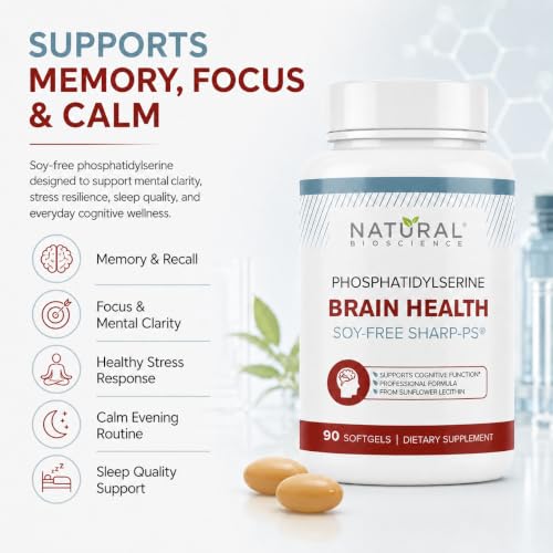 Fosfatidilserina sin soja para salud cerebral