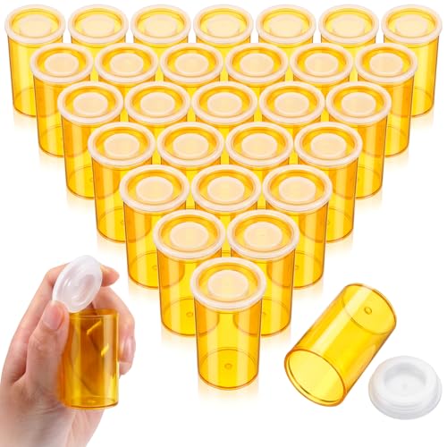 frascos de plástico amarillos para almacenamiento
