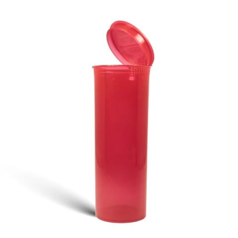 frascos rojos transparentes para medicamentos