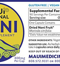 fruta entera de noni en cápsulas