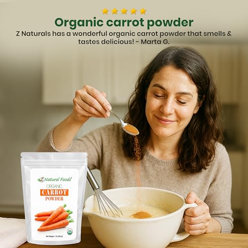 fuente de antioxidantes en polvo de zanahoria