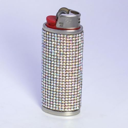 funda con cristales para encendedor Bic
