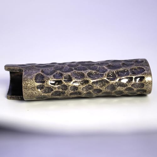 funda de bronce para encendedor elegante