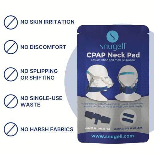 funda de correa azul para CPAP