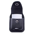 funda de cuero para encendedor negro
