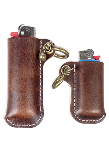 Funda de cuero para encendedores BIC