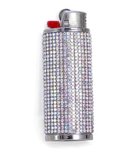 funda de metal brillante para encendedor