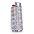 funda de metal brillante para encendedor