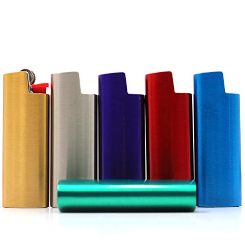 funda de metal para encendedor BIC