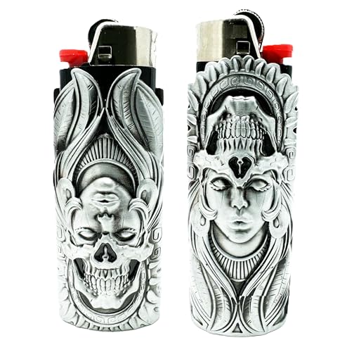 funda de metal para encendedor BIC