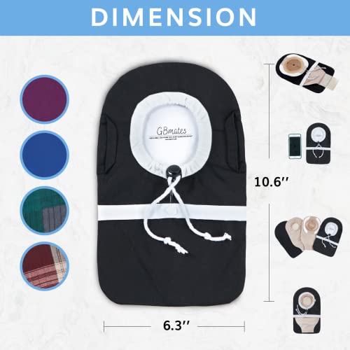funda de ostomía con cierre de hebilla