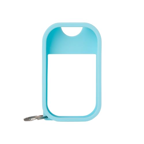funda de silicón azul para spray de manos