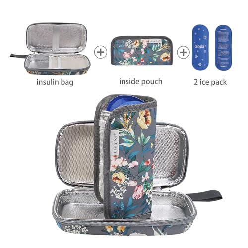 funda de viaje para diabetes portátil