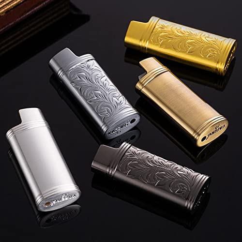 funda dorada para encendedor BIC