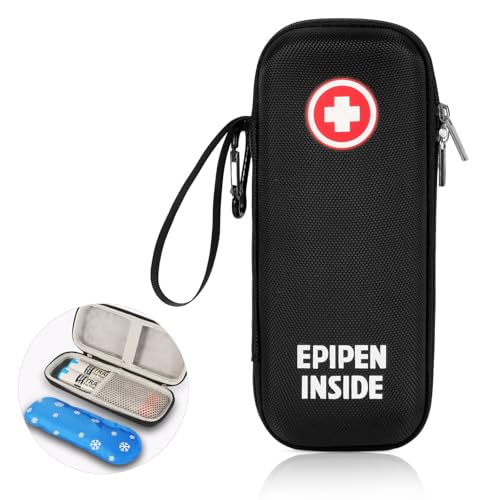 funda dura para EpiPen negra