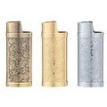 funda encendedor mini BIC bronce