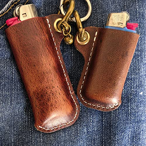 Funda marrón oscuro para encendedores