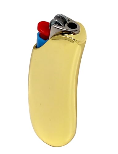 funda metálica plátano para encendedor