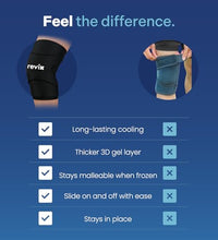 funda negra para terapia de frío