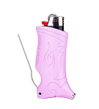 Funda para encendedor Bic morado