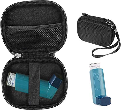 funda para inhalador de asma compacta