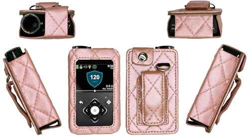 Funda premium rosa para bomba de insulina