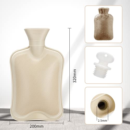 funda suave para botella de agua caliente