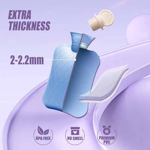 Funda suave para botella de agua caliente
