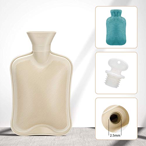 funda suave para botella de agua caliente