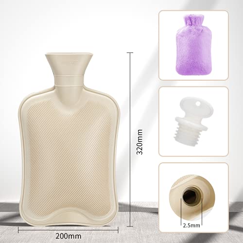 funda suave para botella de agua caliente