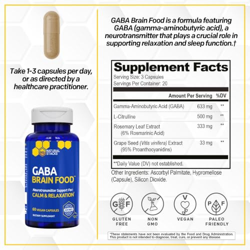 GABA con L-Citrulina para dormir