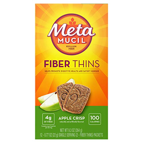 galletas de fibra Metamucil sabor manzana crujiente