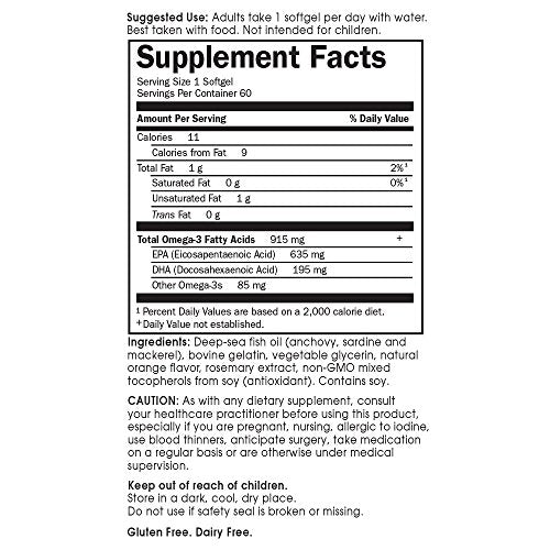 Garden of Life Omega 3 calidad premium