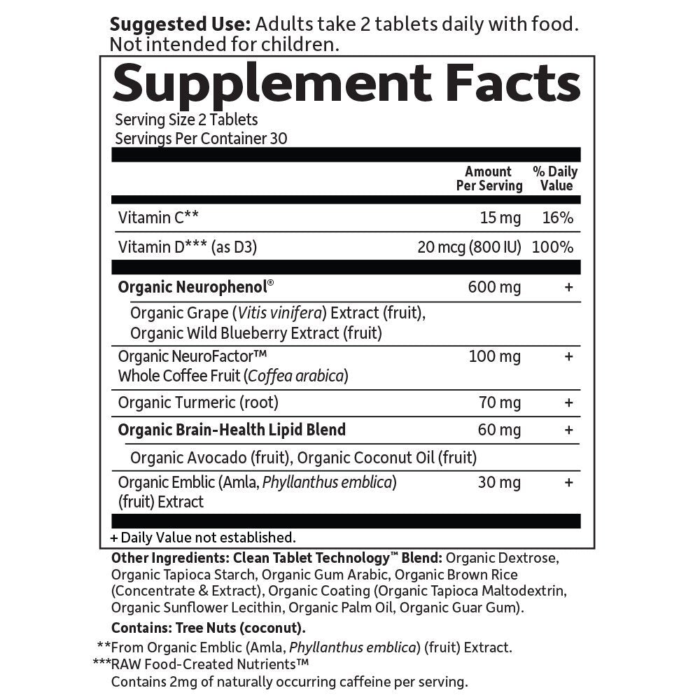 Garden of Life vitaminas para memoria