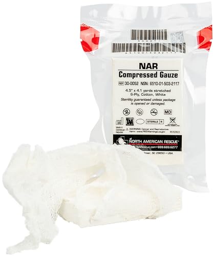 Gasa comprimida para heridas