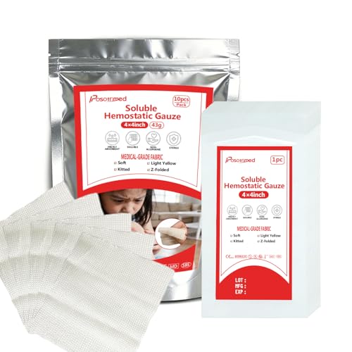 gasa hemostática soluble para emergencias