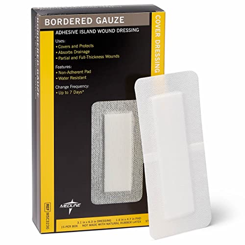 gasa Medline con almohadilla absorbente