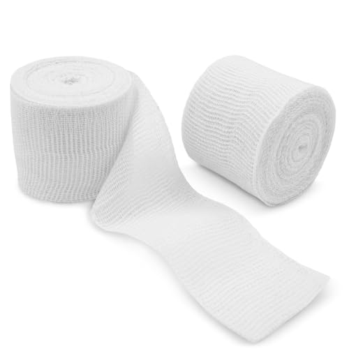 gasa trenzada de algodón blanco